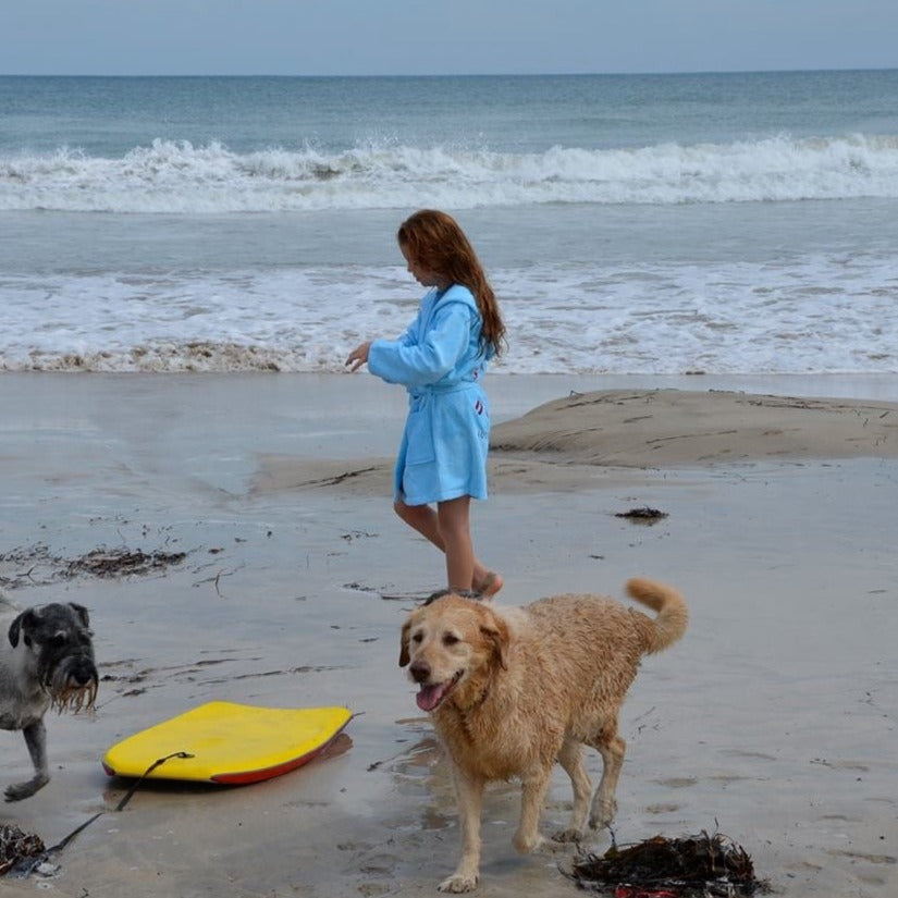 Surf Dog Australia Beach Robes Adult and Kids Towelling robes