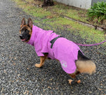 Premium lightweight dog raincoat for Australian conditions. Surfdog Australia