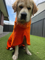 Dog Drying Coats - premium quality, quick drying. Best Drying coat for dogs of all sizes Surfdog Australia