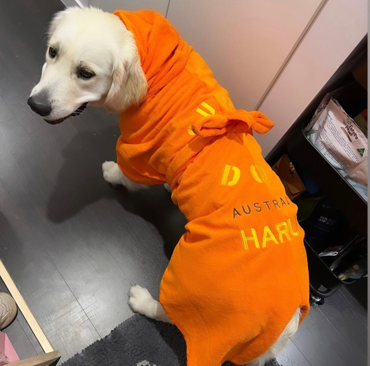 Surfdog Australia Name Embroidery for Drying Coats